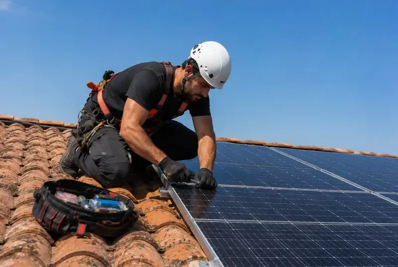 Maintenance et monitoring de panneaux solaires à Saint-Jean-de-Marcel