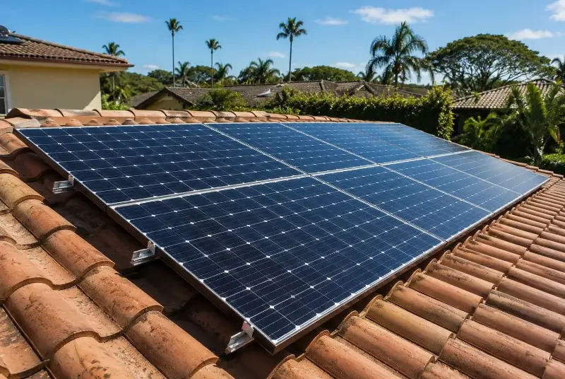 Installation de panneaux solaires à Saint-Jean-de-Marcel
